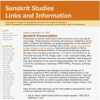 Sanskrit Studies Links and Information