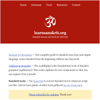 Learn Sanskrit Online