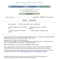 Revised and enlarged edition of Prin. V. S. Apte's The practical Sanskrit-English Dictionary.