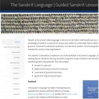 The Sanskrit Language | Guided Sanskrit Lessons - Home