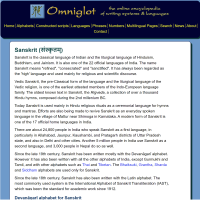 Sanskrit alphabet, pronunciation and language