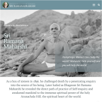 Sri Ramana Maharshi – Your real nature is happiness