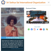 Home Page | Sri Sathya Sai International Organization