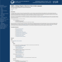 GRETIL - Göttingen Register of Electronic Texts in Indian Languages